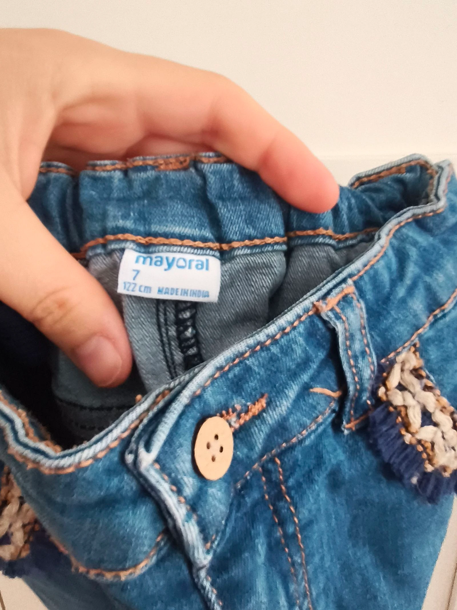 Falda vaquera niña mayoral talla 7  – photo 2